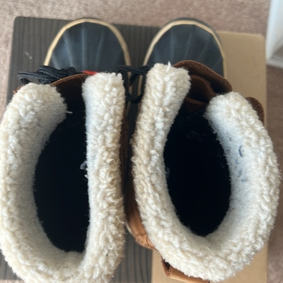 Sorel 1964 Pac 2 Grizzly Bear Red Brown Black Leather Duck Boots - Picture 7 of 9